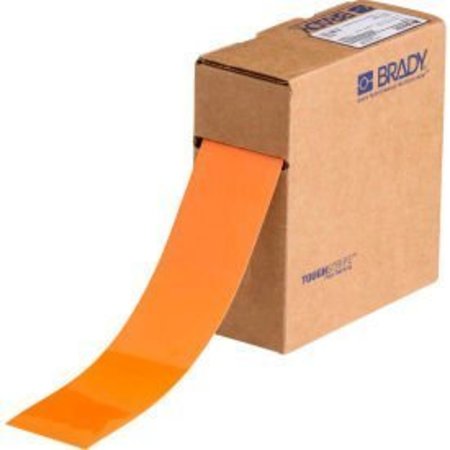 BRADY Brady® 104316 ToughStripe Floor Marking Tape, Polyester, 2"W X 100'L, Orange 104316